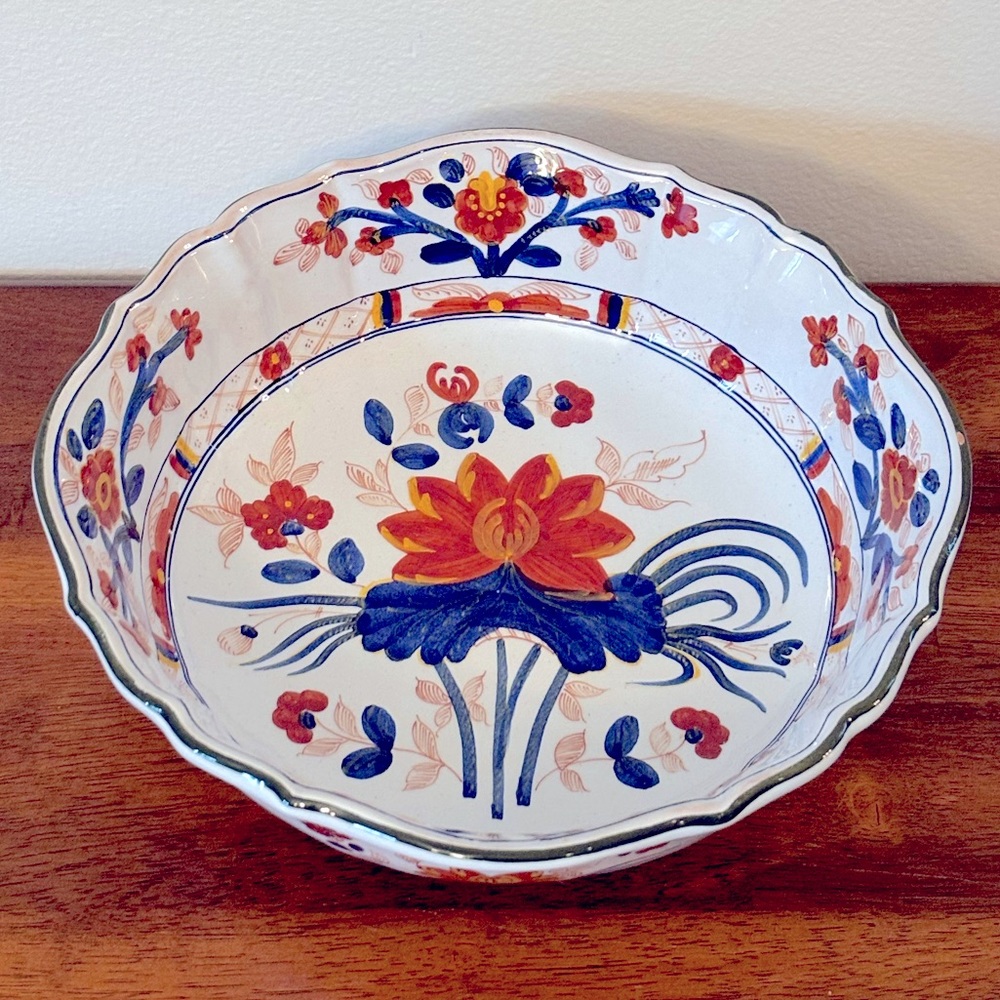 Tiffany & Co. Vintage Italian Hand Painted Ceramic Bowl